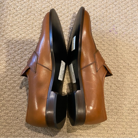 Bally Men’s Salasan Loafers 8.5 EEE Extra Wide Tobacco Brown Calf Leather NWT main image 10
